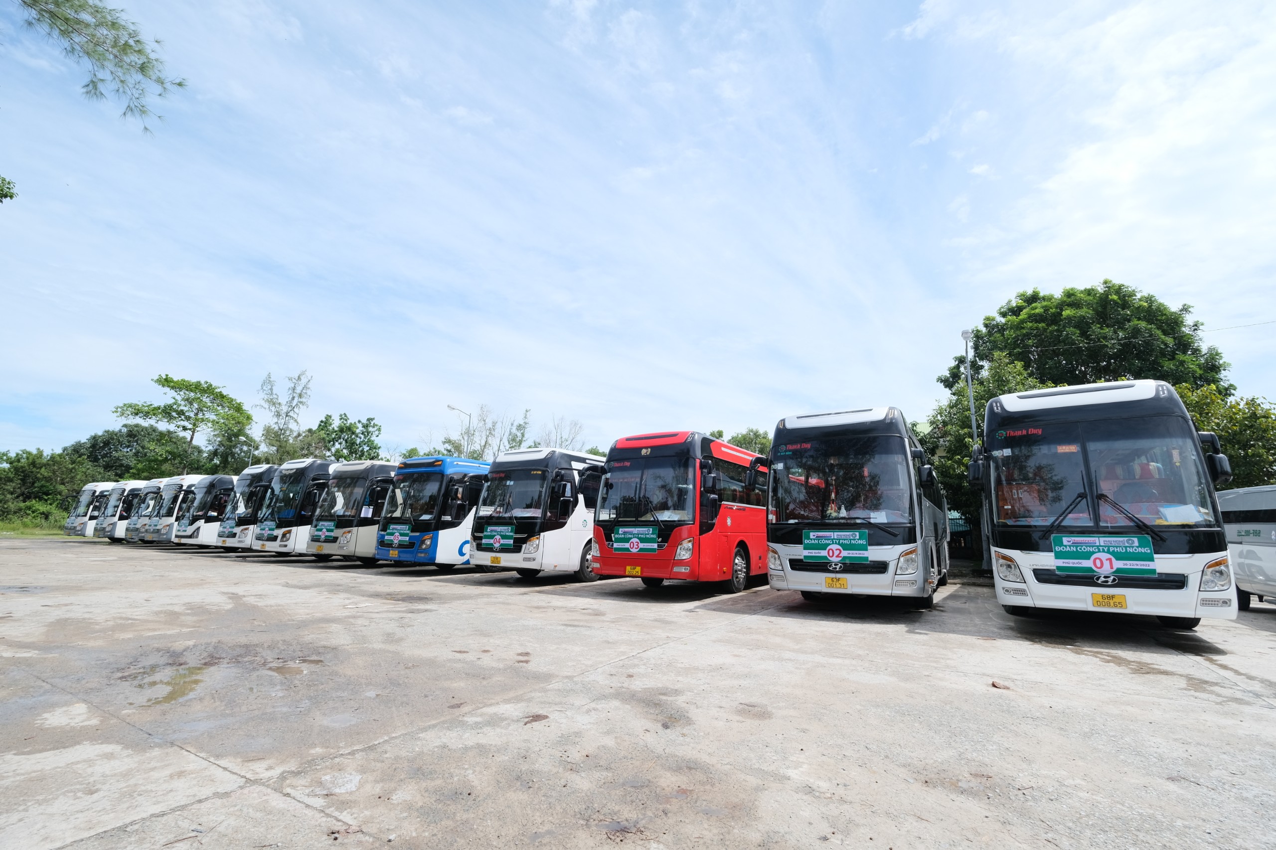 Thuê xe đi tỉnh đa dạng
