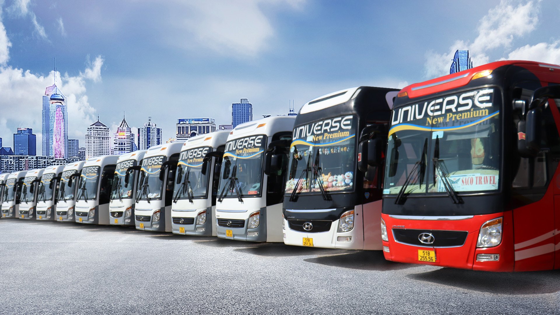 xe 45 chỗ Saco Travel