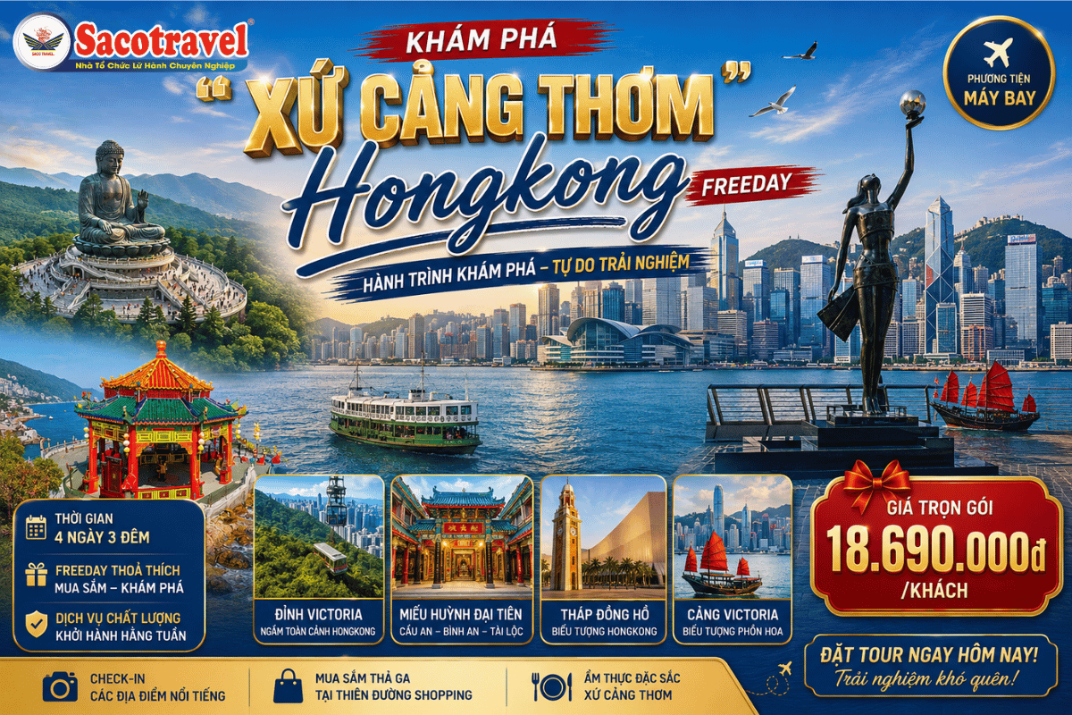 Khám phá xứ cảng Thơm Hồng Kông