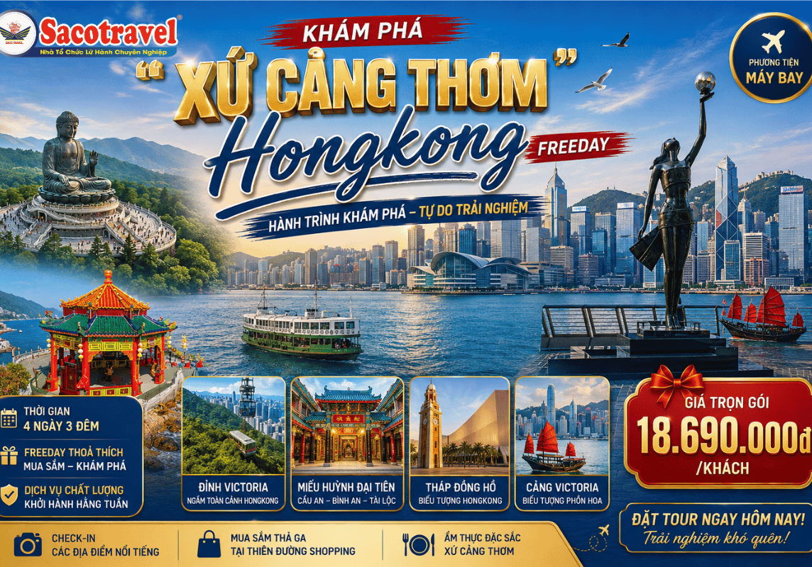 Khám phá xứ cảng Thơm Hồng Kông